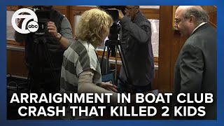 Woman arraigned in deadly Swan Boat Club crash