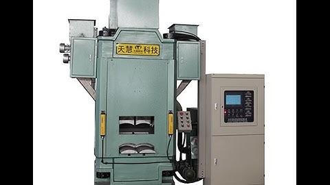 Brake lining automatic material weighting preforming machine