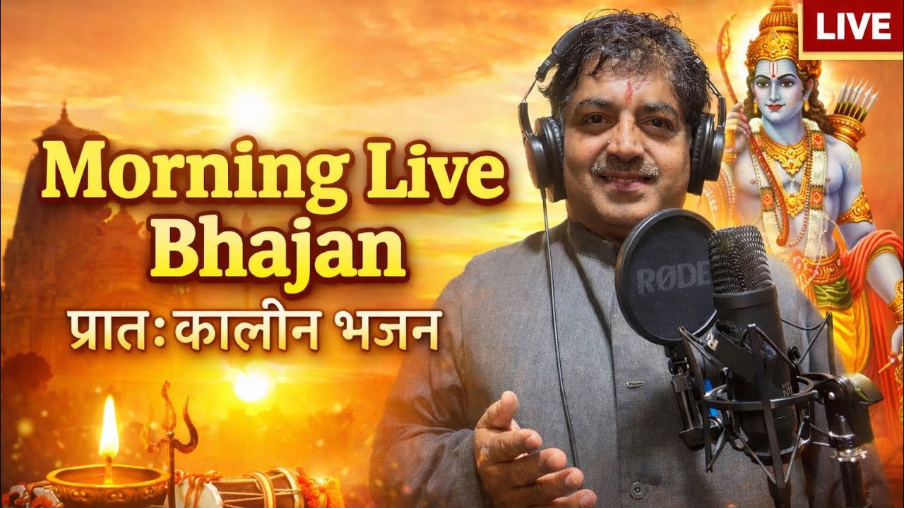 🌄 Morning Bhajan Live | घर में सुख-शांति के लिए🕉️ प्रातः भजन LIVE | संकट दूर करने वाला भजन