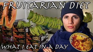 WHAT I EAT IN A DAY - FRUITARIAN DIET! (High Carb Vegan) + fruit haul