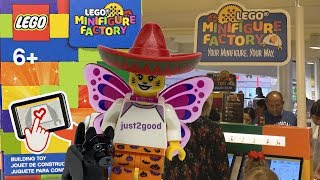Making my own LEGO Minifigure at The LEGO Store!