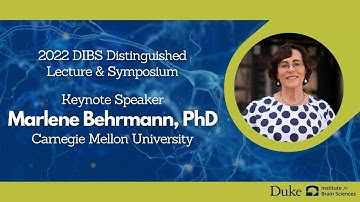 Annual DIBS Distinguished Lecture & Symposium with Dr. Marlene Behrmann (2022)