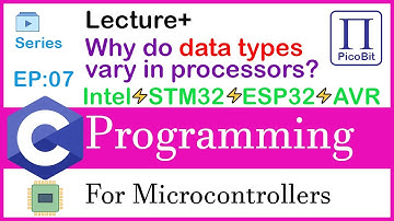 Video 07: Basic C Data Types | Microcontroller Programming in C