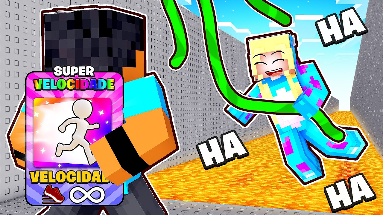 Fingi ser NOOB pra enganar meus amigos no FUGA DE MACACO do Minecraft