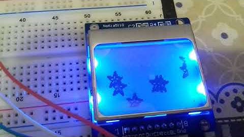 Display Nokia 5110 - Exemplo PCD8544