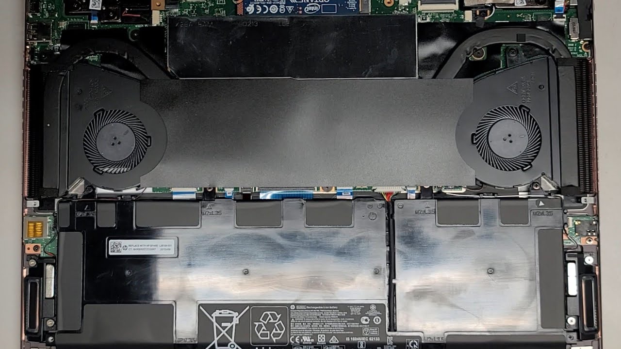 HP Spectre X360 Convertible 15 15-df0069nr Disassembly RAM SSD