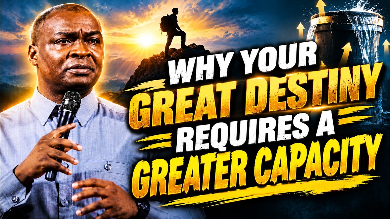 WHY YOUR GREAT DESTINY REQUIRES A GREATER CAPACITY |APOSTLE JOSHUA SELMAN