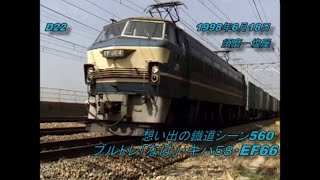 Blue Train Naha, KiHa 58, EF66 - Memorable Railway Scenes 560
