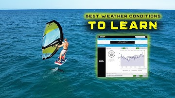 Best weather conditions to learn how to WING FOIL