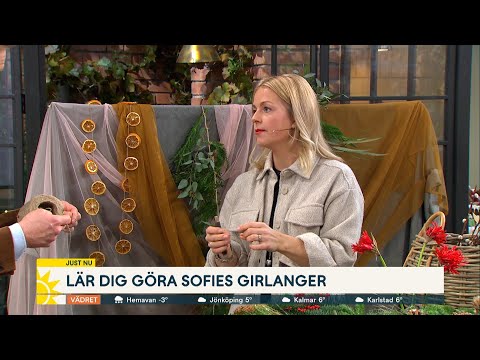 Gör dina egna girlanger – detta behöver du - Nyhetsmorgon (TV4)