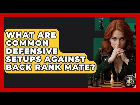 What Are Common Defensive Setups Against Back Rank Mate? - The Chess Codex