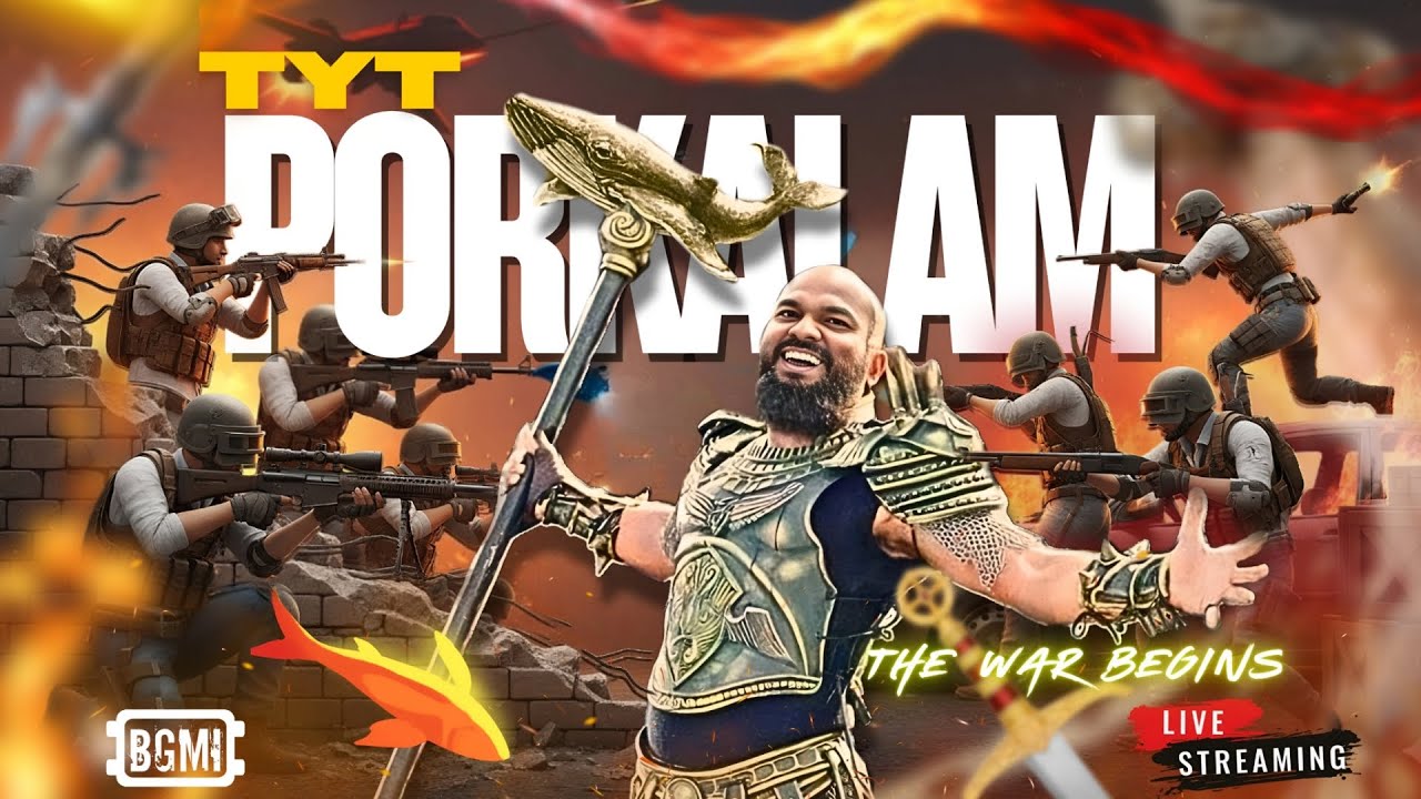 🔴 TYT Tryouts & PORKALAM Sponsored By RITHISH ABINAV bro | BGMI 4.2 | Thimingalam Live YT | TYT