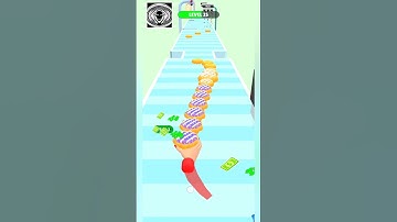 Donut Stack 3D Android, ios Mobile Gameplay #Shorts