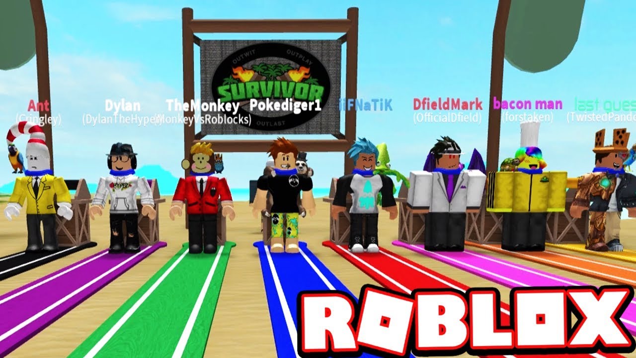 The Craziest Youtuber Survivor Start Ever Roblox Youtube - roblox survivor biggest youtuber event poke