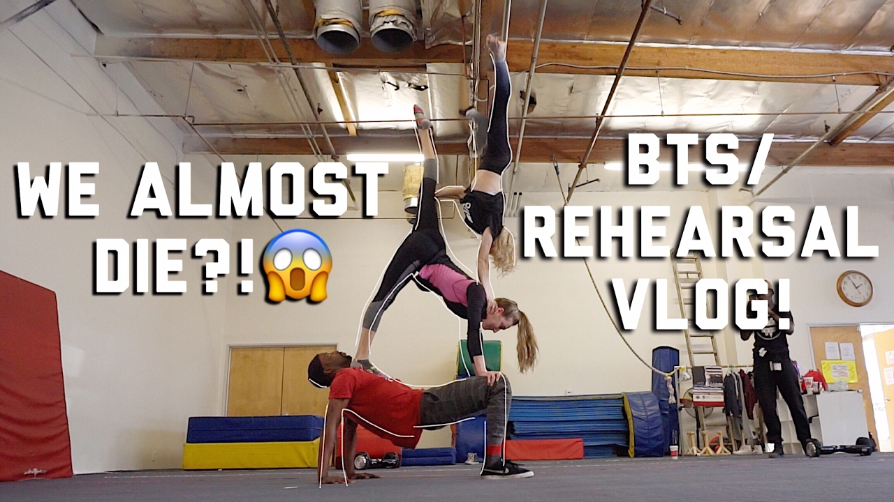 THE ACROBOTS ALMOST DIE?! BTS/Rehearsal Vlog | The RollBots