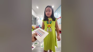 Tiếng Anh Giao Tiếp Phan Thiết: Bruno, Rina and Mina practice talking about School Objects