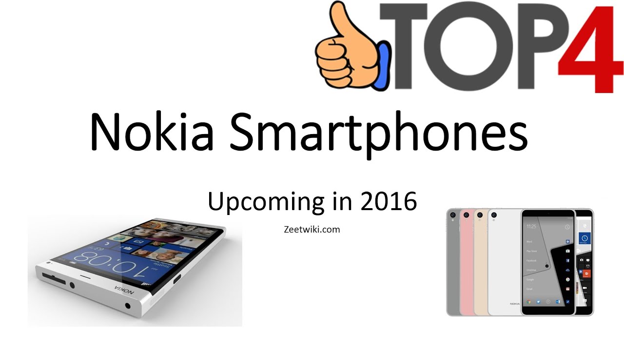 Top 4 Upcoming Nokia Smartphones 2016