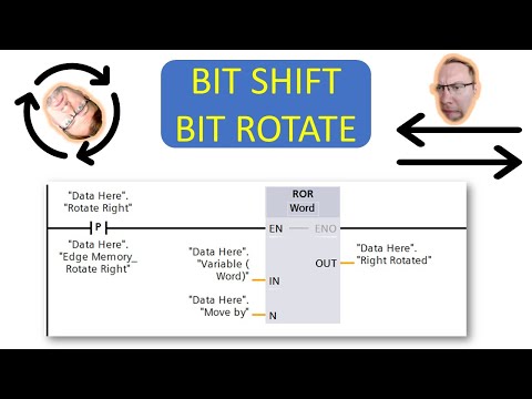 TIA Portal: Bit Rotation and Shifting