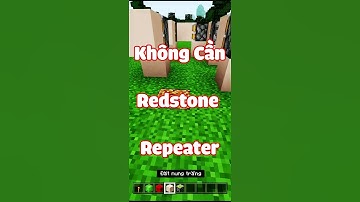 Khởi đầu với một cây đuốc Redstone | Minecraft Vòng lặp vô tận