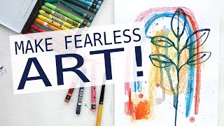 Easy Creative Exercise To Help You Let Go And Make Fearless Art