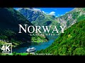 FLYING OVER NORWAY - Relaxing Music With Beautiful Natural Landscape - Videos 4K