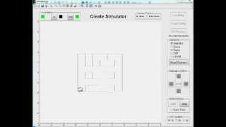 Matlab Simulation for iRobot Create Maze Exploration