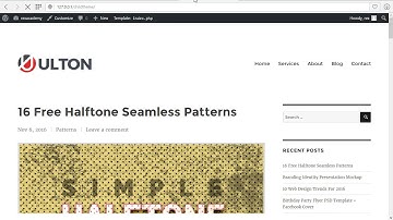 #10 How to Customize Header php in the twentysixteen Theme