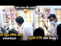 KTR makes fun with kids after opening Basti Dawakhana