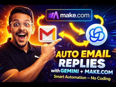 I Built an AI Email Agent in 8 Minutes! (Make.com + Gemini AI Tutorial)