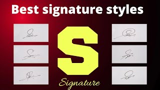 Signature S | S letter Signature style | S signature style