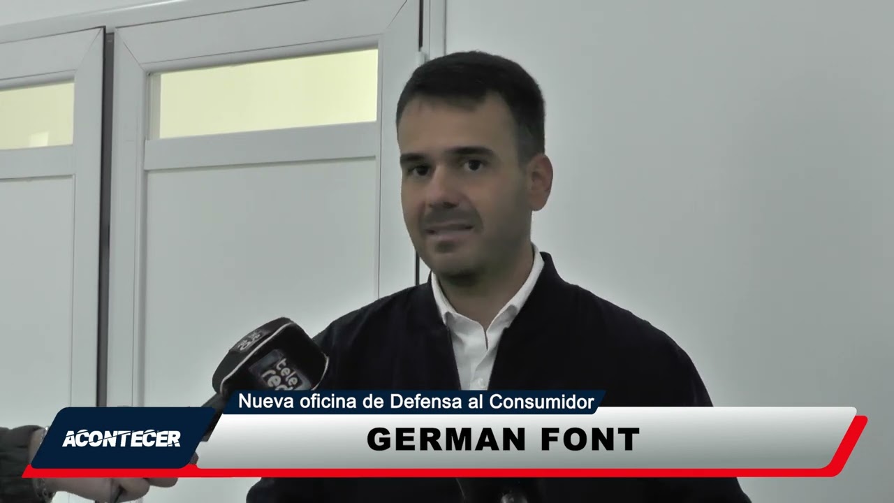 Marcos Juárez: Nueva oficina del Defensa al Consumidor. La palabra de Germán Font