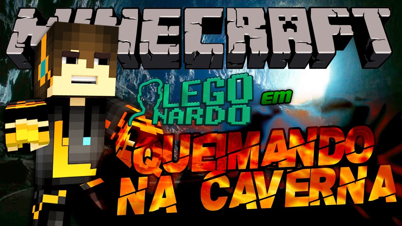 MINECRAFT - Queimando na Caverna #16 (LegoNardo) GAMEPLAY