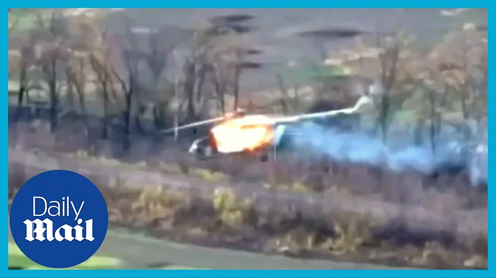Ukrainian forces blow Russian attack helicopter out of the sky - DayDayNews