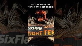 Six Flags Fiesta Texas houses/mazes for Fright Fest 2025! #sixflagsfrightfest #fiestatexas