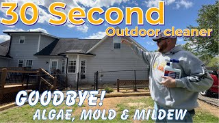 30 Second Outdoor Cleaner, Vinyl Siding and Mold!