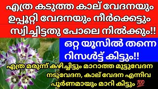 എത്ര പഴക്കമുള്ള വേദനയും നീർക്കെട്ടും പൂർണമായും ഇല്ല്യാതാവും |Fast relief of back pain|നടുവേദന മാറാൻ