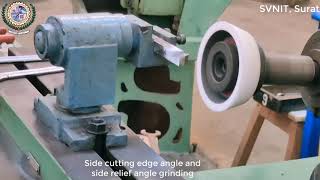 Fabrication of single point cutting tool as per given tool signature