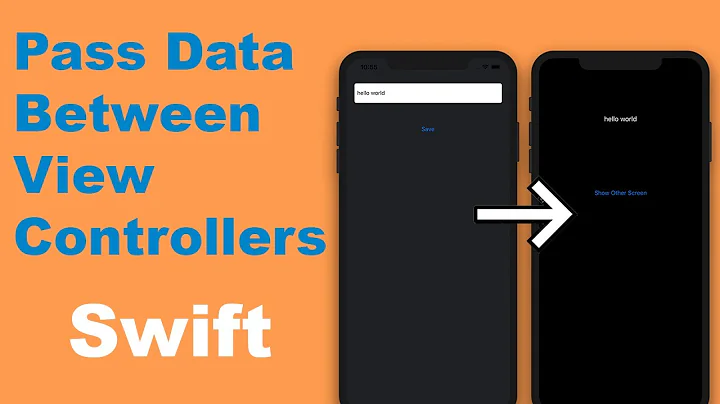 How To Pass Data Between View Controllers in Swift (Xcode 11) | iOS for Beginners