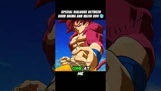 Special Dialogue Between Goku Daima And Majin Duu
