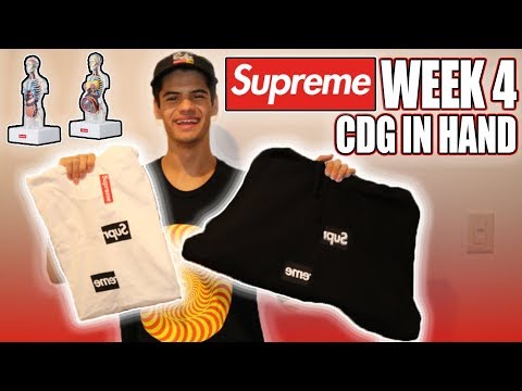 Supreme X Cdg Box Logo In Hand Review Supreme Fw18 Week 4