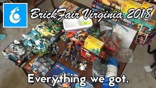 Everything we got. BrickFair Virginia 2018 Haul Video.