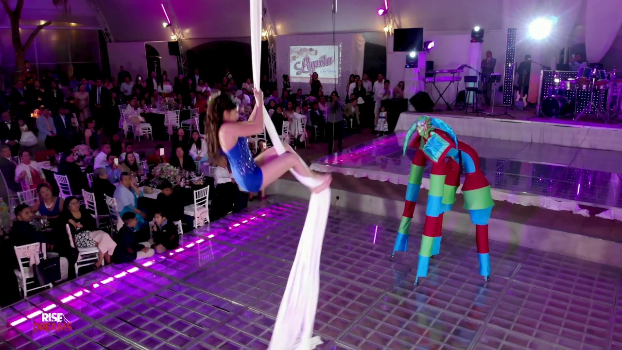 Coreografía telas aéreas | Lupita | Quinta de Lago Texcoco | RiseDreams