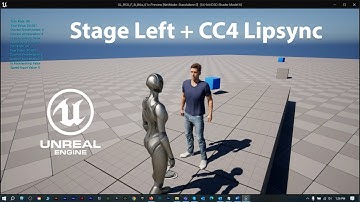 Unreal 5 Stage Left + Lipsync WIP (Updated)| UE4 UE5