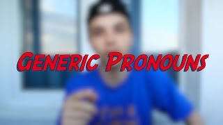 Generic Pronouns - Learn English online free video lessons(This video is about generic pronouns. Don't forget to subscribe for more FREE ENGLISH VIDEO LESSONS ..., 2016-06-19T05:46:40.000Z)