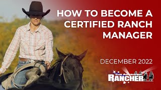 How to Become a Certified Ranch Manager | The American Rancher