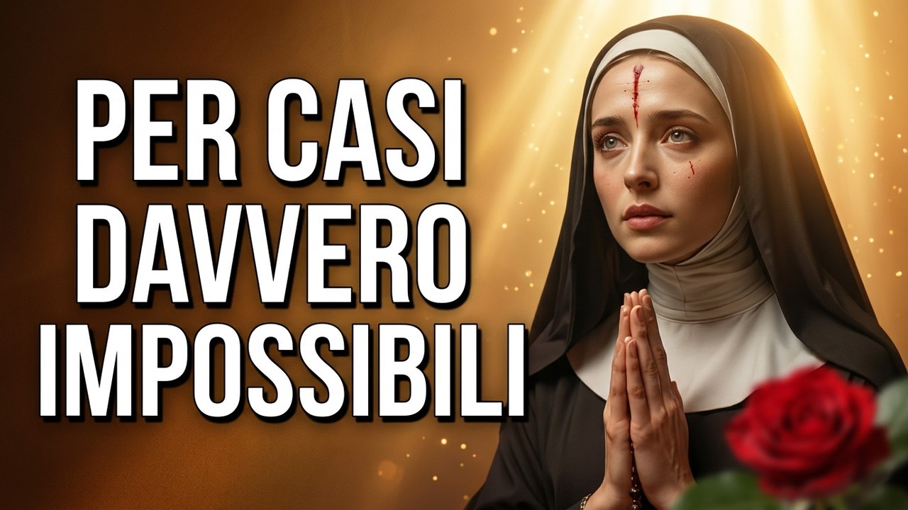 Santa Rita e l'Impossibile: Recita questa Preghiera Oggi