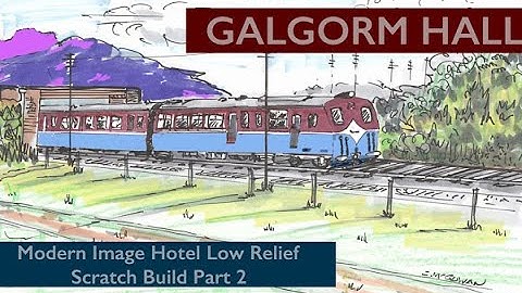 Building A OO Gauge Model Railway: Modern Image Hotel Low Relief Scratch Build - Pt 2