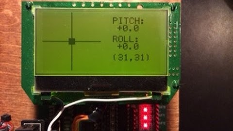 "A LCD Digital Bulls Eye Level w/ADXL345"