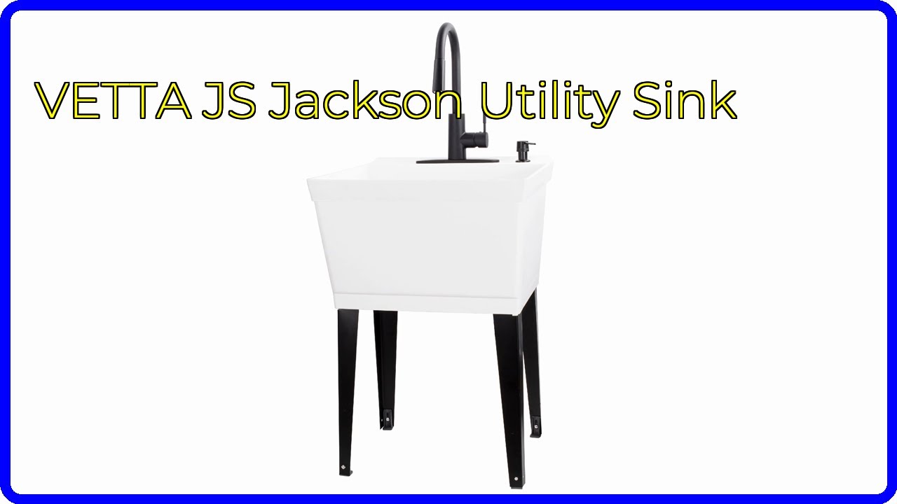 Sink Javascript REVIEW (2024): VETTA JS Jackson Utility Sink. ESSENTIAL details. - YouTube
