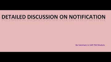 Detailed discussion on Notification Tcode in SAP#sap #inventory #beginners #maintenance #pm